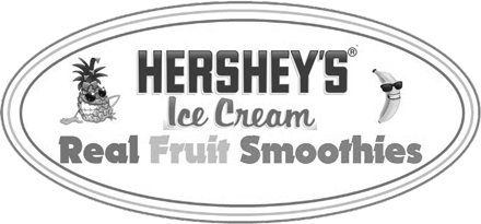 Hershey's Ice Cream and Real Fruit Smoothies